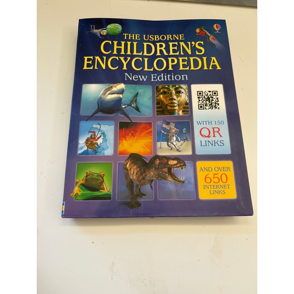 The Usborne Children's Encyclopedia New Edition QR Links Science History Book